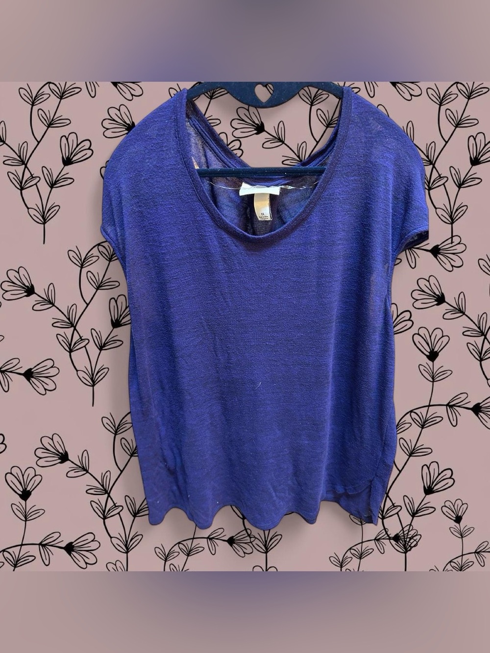 Ava and Viv Royal Blue Plus Sized Sleeveless Blouse Size 1X